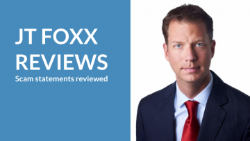 JT Foxx reviews of scam statements